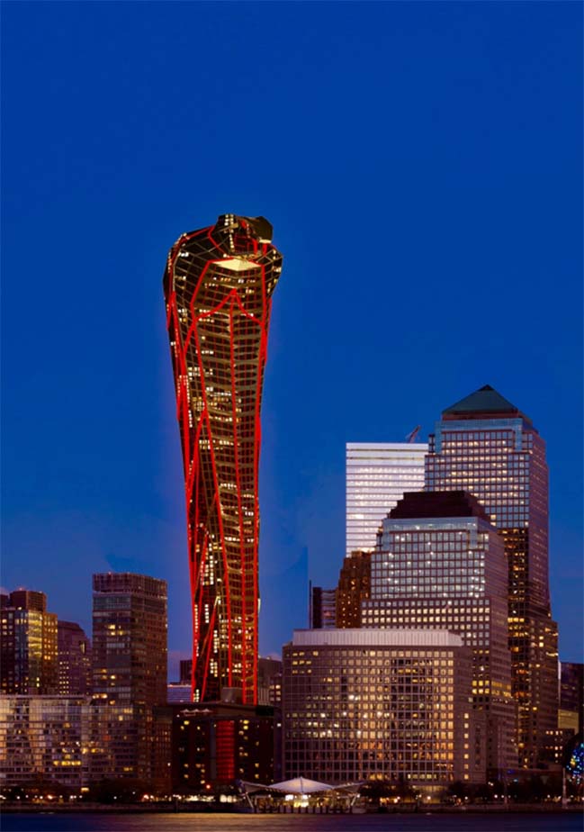 Architectural concept inspired by cobra for Asian towers
