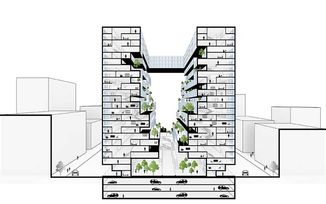 Ecological Tower by Zaad Studio