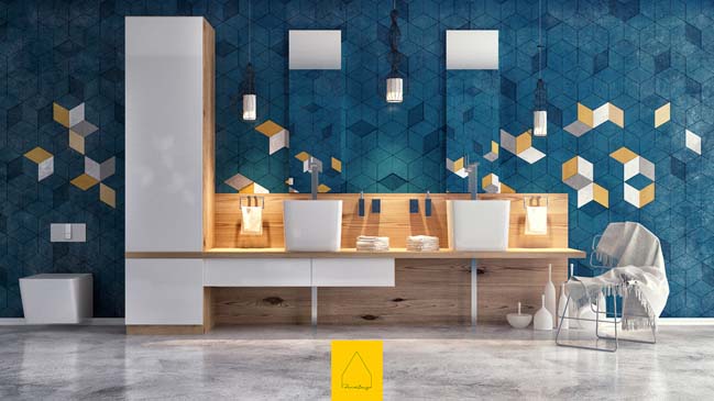 Corona bathroom design by Penintdesign Studio