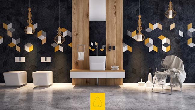 Corona bathroom design by Penintdesign Studio