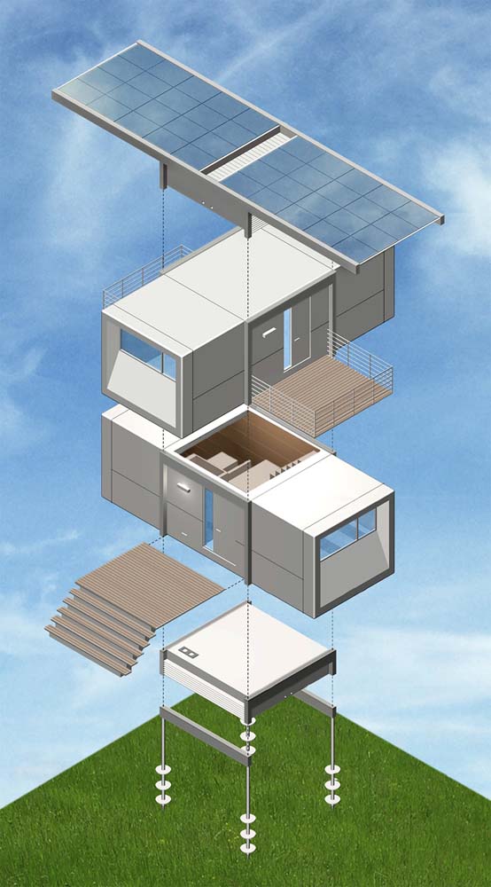 Prefab house concept by Specht Architecture