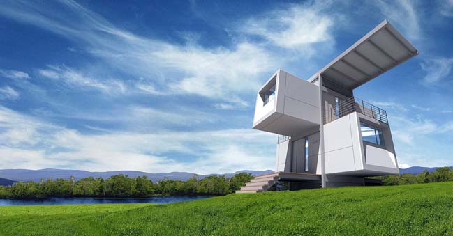 Prefab house concept by Specht Architecture