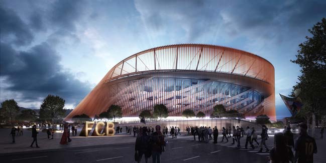 新巴塞罗那足球俱乐部的建筑概念