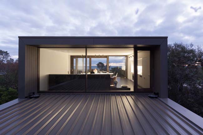 Two-storey residence with panoramic views across Western Port