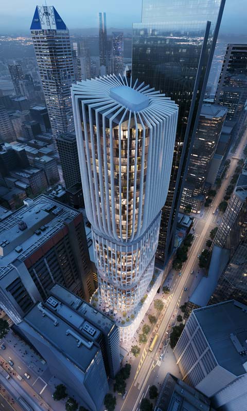 New images of 600 Collins Street project by Zaha Hadid Architects