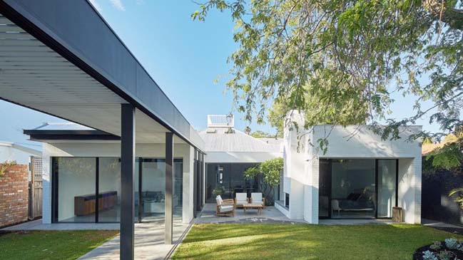 Modern house extension project in Perth by David Barr Architect