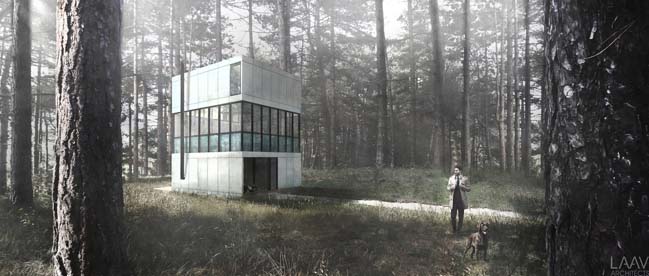 Concrete house concept by LAAV Architects