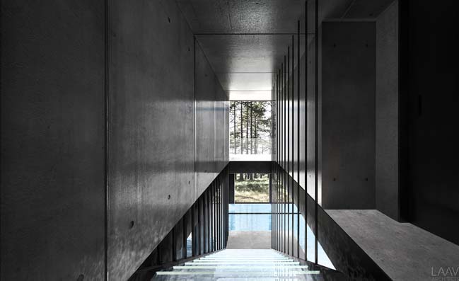 Concrete house concept by LAAV Architects