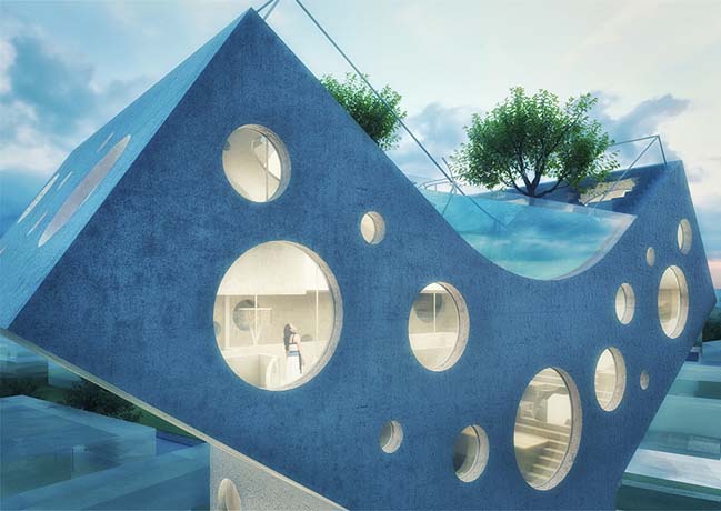 Y-shaped futuristic house concept by MVRDV