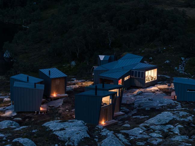 Modern weather-proof lodges in Norway by KOKO