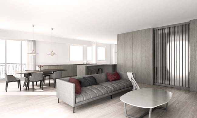 Apartment interior refurbishment by 05AM Arquitectura