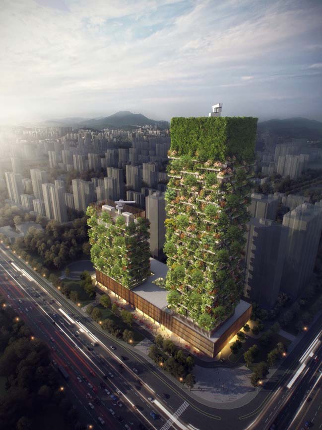 Nanjing Vertical Forest by Stefano Boeri Architetti