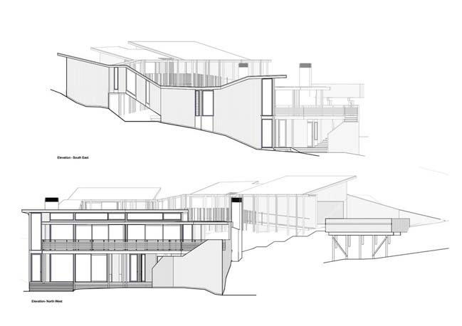 Moetapu Beach House by PARSONSON Architects