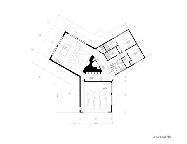 Trefoil Glass House by JROC DESIGN