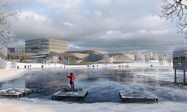 The new aquatic centre in Sweden by 3XN