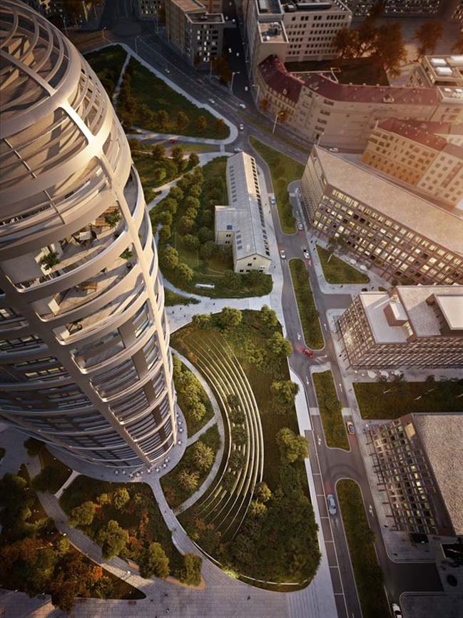 Construction of Sky Park by Zaha Hadid Architects has begun