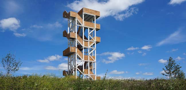 Viewing tower Hoge Bergse Bos by Ateliereen Architecten