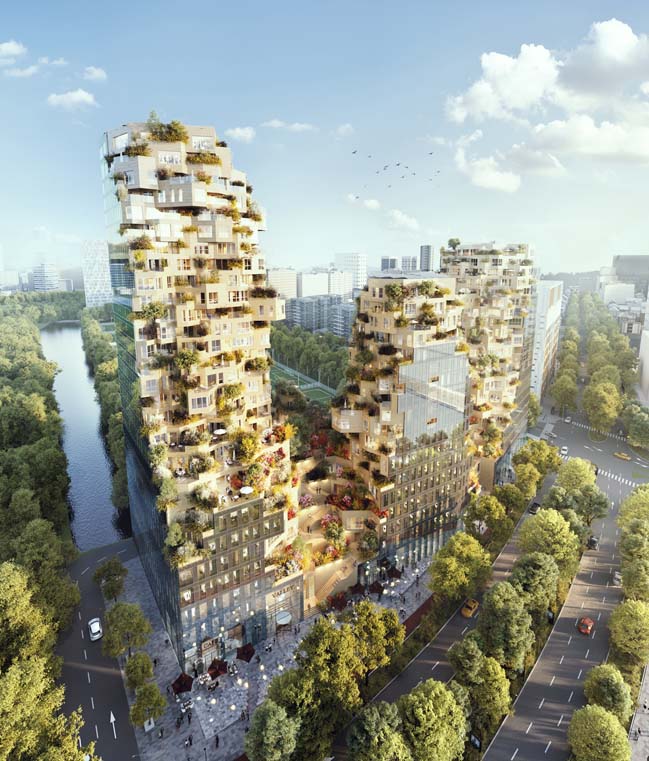 MVRDV's Valley - mixed-use building breaks ground in Amsterdam