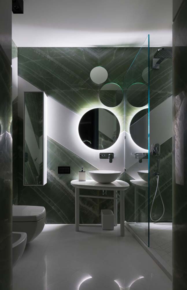 Elegant minimalism two storey apartment by Yuriy Zimenko