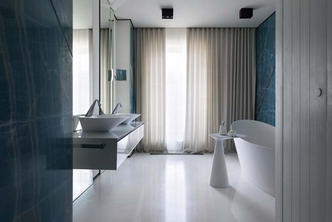 Elegant minimalism two storey apartment by Yuriy Zimenko