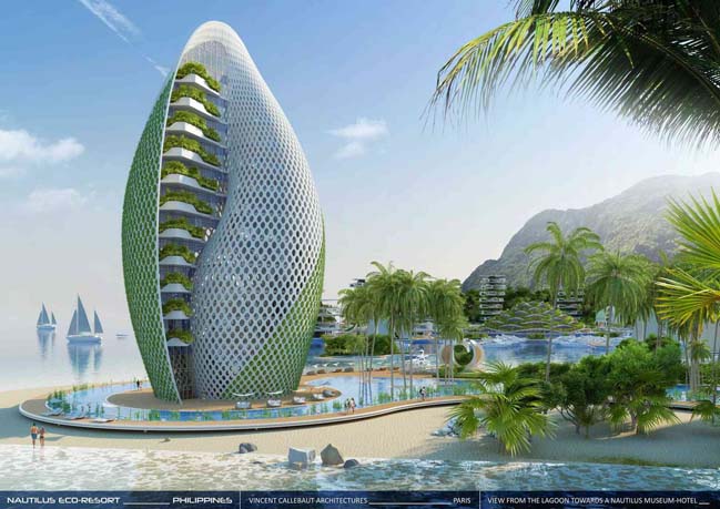 Nautilus Eco Resort by Vincent Callebaut Architectures