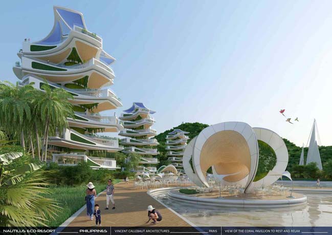 Nautilus Eco Resort by Vincent Callebaut Architectures