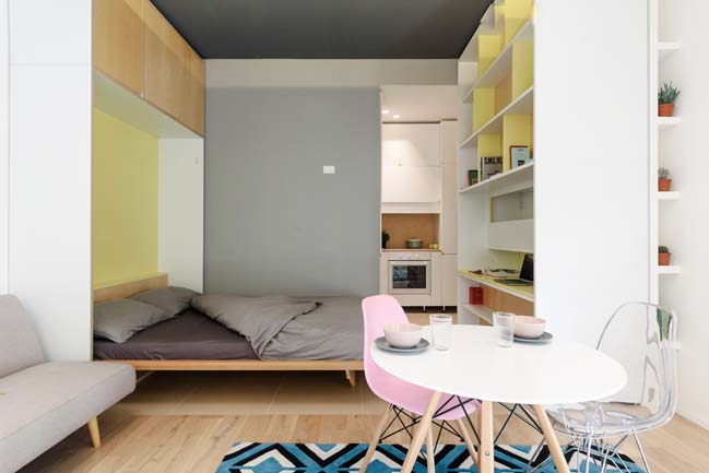 Small 29sqm apartment by Planair Studio
