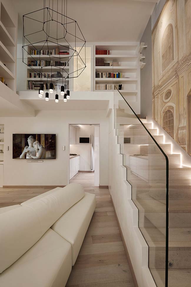 Luxury penthouse in Rome by Carola Vannini Architecture