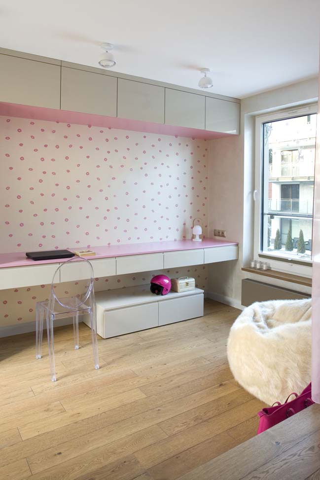 Apartment Oasis of Femininity by KAZA Interior Design