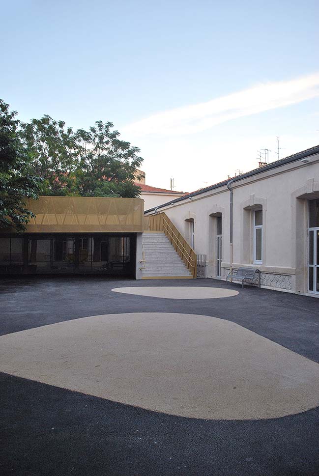 Rehabilitation of Louis Figuier - Victor Hugo School Group by NAS Architecture
