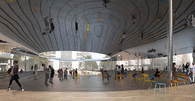 COBE and BRUT design the entrance to the European Union