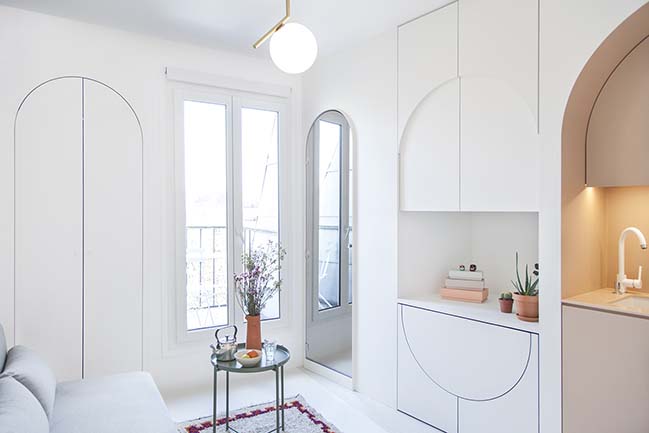 Tiny House 11sqm in Paris by Batiik Studio