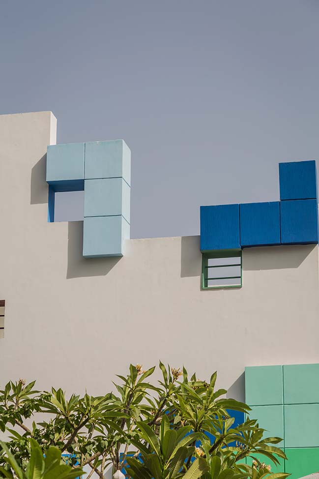 The Tetrisception in New Delhi by Renesa Architecture