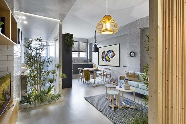 46sqm studio apartment in Poblenou by Egue y Seta
