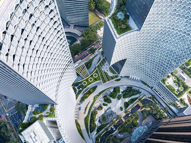 Büro Ole Scheeren Completes DUO Twin Towers in Singapore