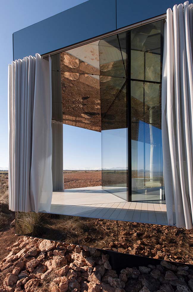 Glass Pavilion in Gorafe by OFIS arhitekti