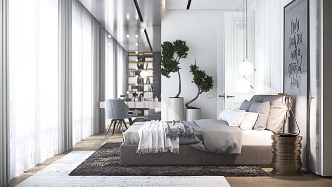 Luxury modern apartment in Chișinău by MUSA Studio