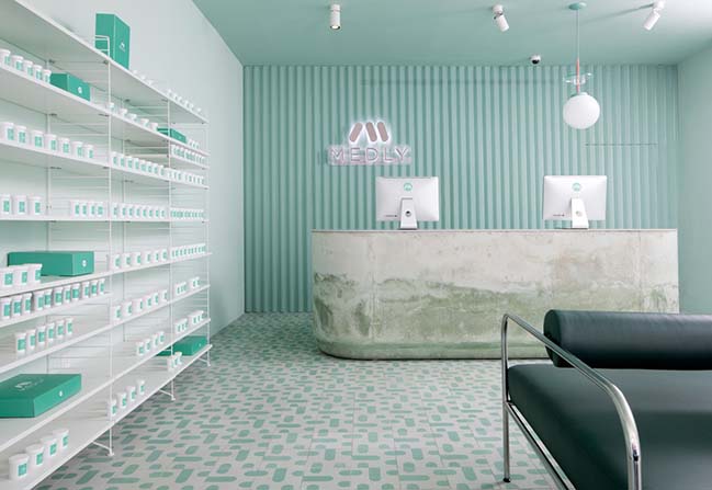 Medly Pharmacy in Brooklyn by Sergio Mannino Studio