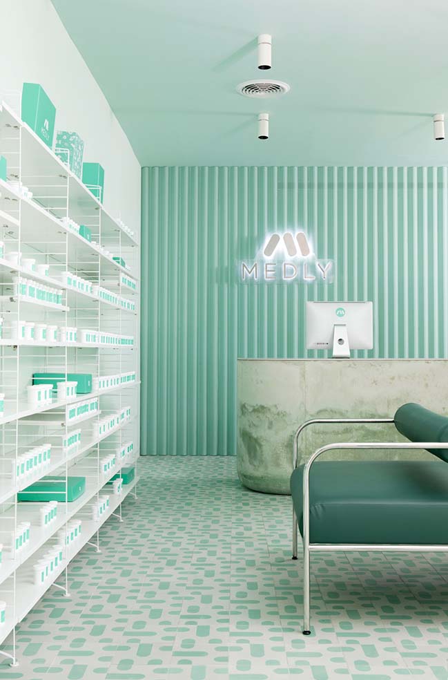 Medly Pharmacy in Brooklyn by Sergio Mannino Studio