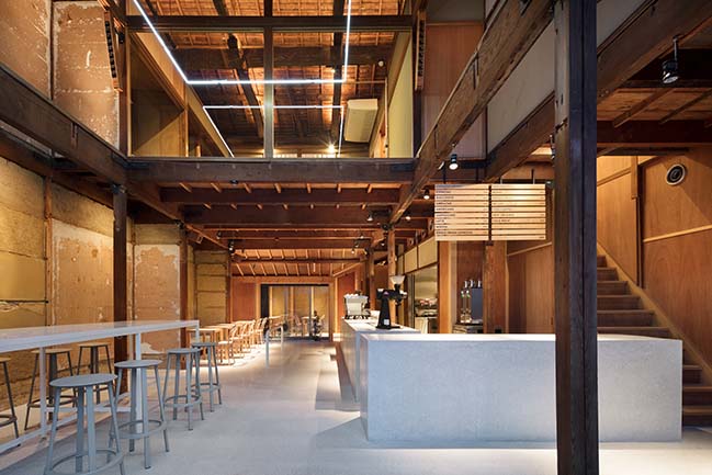 Blue Bottle Coffee Kyoto Cafe by Schemata Architects