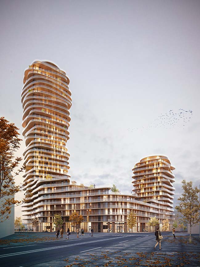 Belatchew Arkitekter designs the Disscus Tower in Stockholm