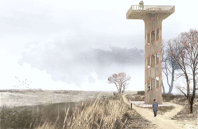 Hoge Blekker Watchtower by NEXT Architects