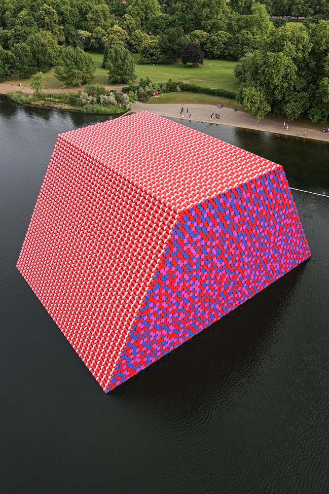 The London Mastaba by Christo and Jeanne-Claude