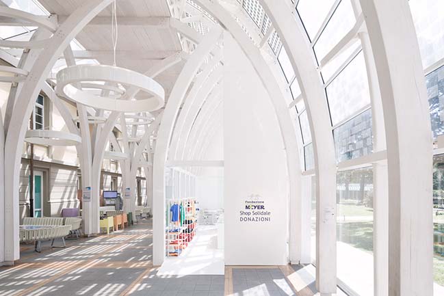 Margine unveils a pavilion for the Meyer Pediatric Hospital Foundation in Florence