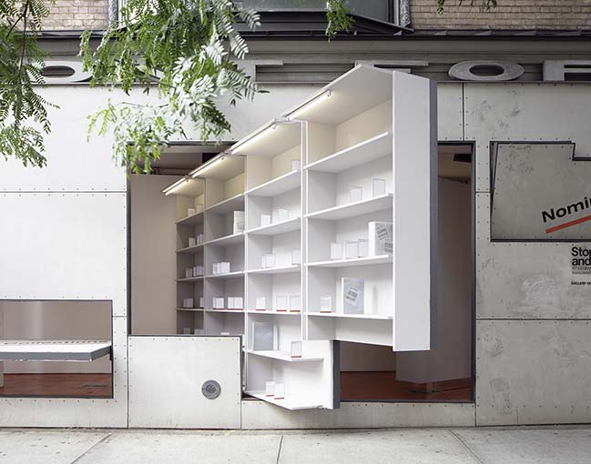 Storefront Library in New York by Abruzzo Bodziak Architects