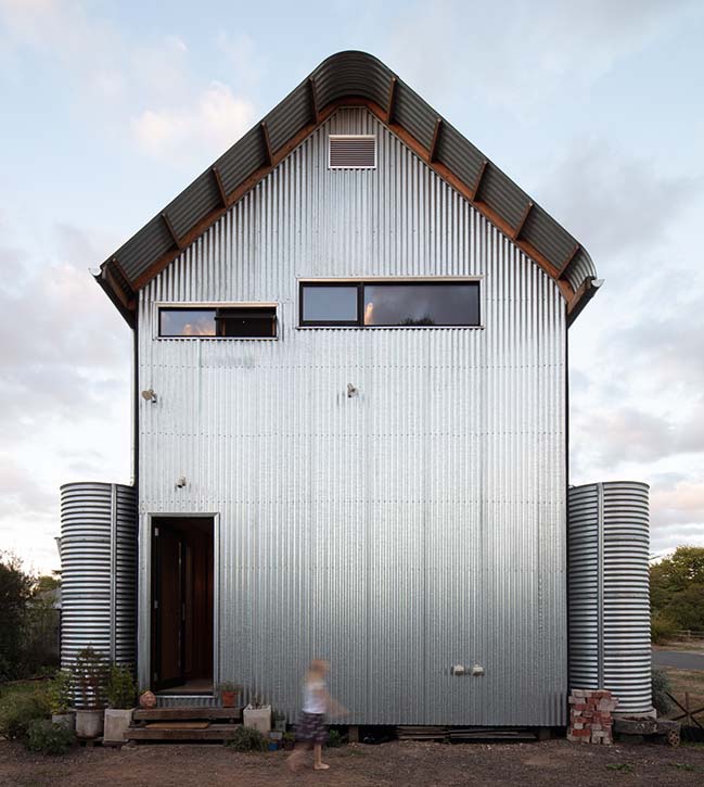 The Recyclable House in Beaufort Victoria by Inquire Invent Pty Ltd