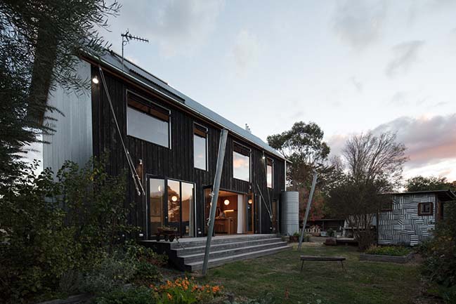 The Recyclable House in Beaufort Victoria by Inquire Invent Pty Ltd