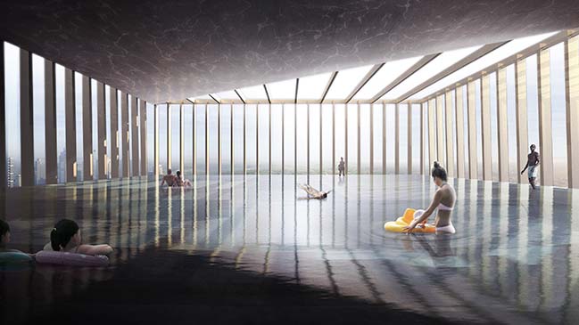 OMA presents competition entry for Southbank by Beulah Tower