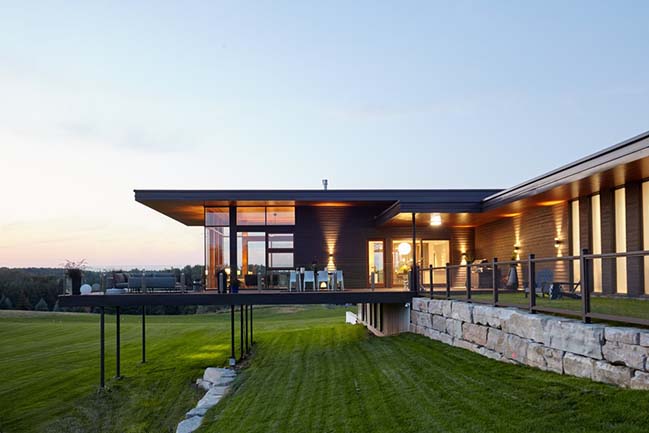 Contemporary family farmhouse by Trevor McIvor Architect Inc