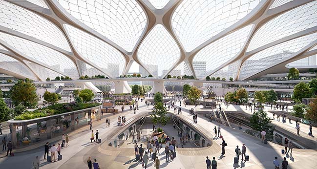 Hyperloop Station of the Future by UNStudio